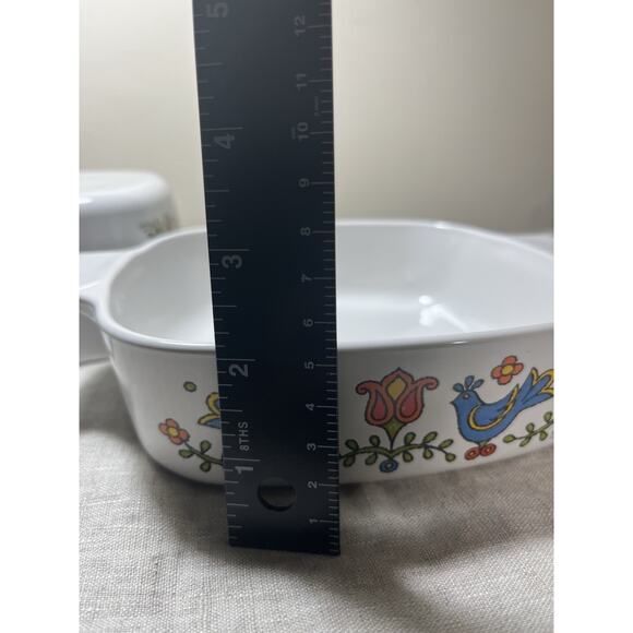 Corningware Country Festival Blue Bird Set of 2 Dishes 1 Qt 1.5 Qt Vintage‎ 75 - Picture 7 of 9